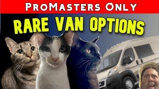 Ram Promaster: Somewhat Rare Options that Your Van Probably Doesn't Have - who knew? Promasters Only