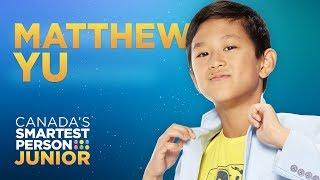 Matthew Yu, a math-savvy figure skater | Canada's Smartest Person Junior