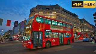 London Walk - Sept 2021| Oxford Street - A Busy Evening [4K HDR]