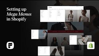 How to set up mega menus in your Shopify theme