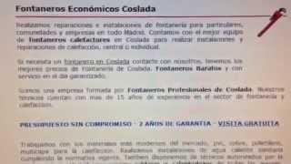 Fontaneros Coslada 666 642 008 | Fontanero Economico Coslada