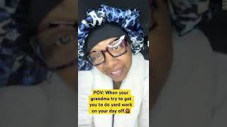 I love you grandma but nope, I can’t do it!! #yafeelme #voiceoverartist #comedy #cutgrass