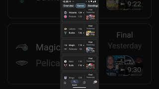 NBA Basketball Scores #nationalbasketballassociation