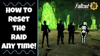 Fallout 76: How to Reset The Raid - Restart Raid - Raid Farming Made Easy - Gleaming Depths