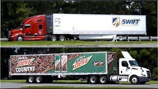 Truckspotting Freightliner Cascadia MTN DEW Swift 92424