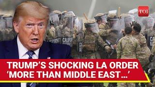 ‘Warzone LA’: Trump’s ALARMING New Military Move As Anti-ICE Fire Rages; ‘More Than Iraq, Syria…’