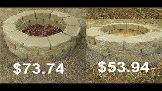 How To Build A Fire Pit Under $60 Easy Simple