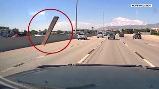 Dramatic close call on I-15 highlights the hidden dangers of road debris