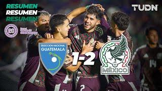 Resumen y goles | Guatemala 1-2 México | CONCACAF Sub20 Championship | TUDN