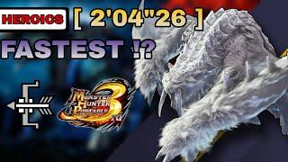 MHP3rd Barioth | Bow Heroics [2'04"26]