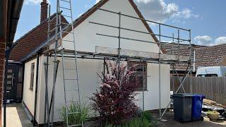 Applying K rend Finish Coat (TC15) | Silicone Render