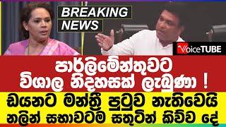 BreakingNews ඩයනාට මන්ත්‍රී ධුරය අහිමිවෙයි | State Minister Diana Gamage loses MP seat