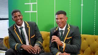 A CRAZY SPRINGOKS 4x100M RELAY TEAM  | Canan Moodie & Kurt-Lee Arendse Visit the Yellow Couch