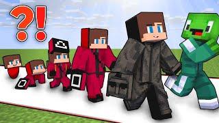 JJ Squid Game Soldier Guard Life Cycle with Mikey - Maizen Minecraft Animation