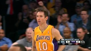 Steve Nash`s First Basket as a Laker