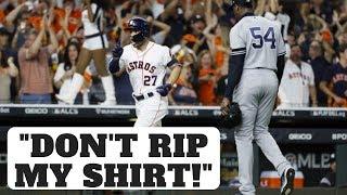 Astros Cheating in 2019 ALCS? "Don't Rip My Shirt!" - José Altuve