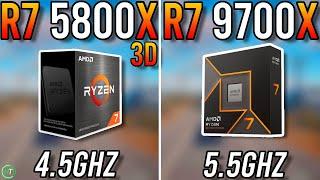 Ryzen 7 5800X3D vs Ryzen 7 9700X - Gaming Difference?