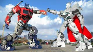 Transformers: Rise of The Beasts - Ending - Optimus Prime vs Robot Silver - Final Fight Scene