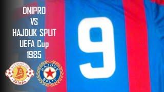 Dnipro vs Hajduk Split - UEFA Cup 1985-1986 Round of 16, 1st leg - full match