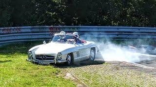 Nürburgring OLDTIMER - CLASSIC Cars weekend! Nordschleife Oldtimer Grand Prix 2024 Fails-Highlights