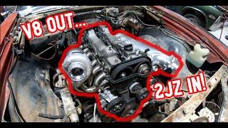 2JZ Install in the Chevelle. MAJOR Clearance Issues...