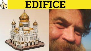 Edifice - Edifice Meaning - Edifice Examples - Edifice Defined - GRE 3500 Vocabulary