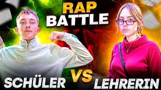 LEHRERIN vs SCHÜLER (Rapbattle) Geisteskrankes Battle   