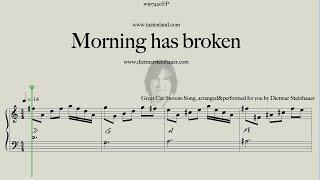 Morning has broken  -  Easy Piano  -  Cat Stevens