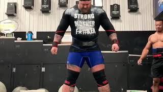 Hafthor bjornsson log lift 202 kg 2 sets