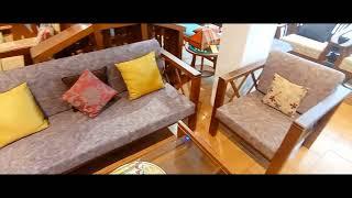 Teak Wood Sofa Set, Teak Wood Furniture, Wooden Sofa Set Designs 2024