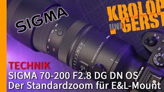 SIGMA 70-200 F2.8 DG DN OS - Der Standardzoom für E- & L-Mount  Krolop&Gerst