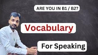 GERMAN SPEAKING EXAM VOCABULARY | B1/ B2 SPEAKING PRACTICE |