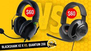 Razer BlackShark V2 X vs. JBL Quantum 200! BEST NEW $60 Gaming Headsets?