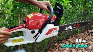 I BELL Tree Cutting Machine | 58cc Chain Saw Machine.