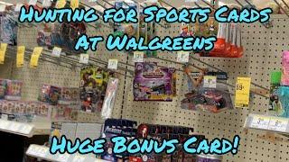 Hunting For Sports Cards at Walgreens! New Baseball Prime Packs. Huge Bonus Card! Auto, PC, Top RC