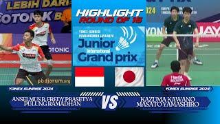 | MD U-19 | Prasetya / Ramadhan (INA) vs Kawano / Yamashiro (JPN) | Junior Internasional Grand Prix