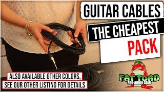 Best Guitar cables at low price | Fat Toad Guitar Cable Review and Product Demonstration AP2303