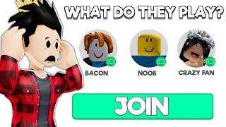 I PLAYED MY SUBSCRIBER’S GAMES in ROBLOX!