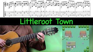 Littleroot Town - Pokemon Ruby/Sapphire/Emerald (Classical Guitar Tabs Cover Fingerstyle Game Music)