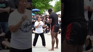 GRANDMA'S SPEED IS UNREAL!  (Giant Fighter Can't Keep Up!) #epicbattle #martialarts #motivation