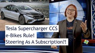 EcoTEC 234 - Tesla Supercharge Access Grows, e-Bikes Rule, EQS Steering Subscription!?