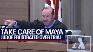 Judge frustrated with family attorney in 'Take Care of Maya' trial