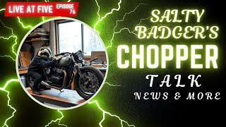 LIVE at FIVE (somewhere) Motorcycle News and More on Moto Monday w/ Salty Badger #76 #live