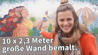 Höhen und Tiefen einer Wandmalerei | STREETART in Bayern GERMANY