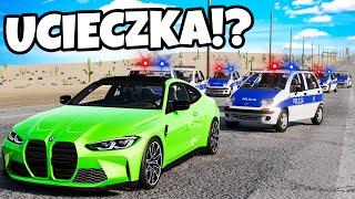 ️ NAJDŁUŻSZA UCIECZKA NA ŚWIECIE 30KM !? POLICJA SIĘ ULEPSZA!? | BeamNG Drive