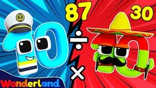 Wonderland Number: Counting with fast movements, division, multiplication, subtraction | BIG NUMBERS