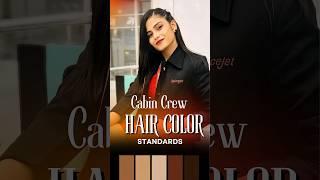 ️ Cabin Crew Hair Coloring Regulations ‍️ | #shilugram #aviation #cabincrew #youtubeshorts |