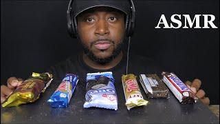 ASMR EATING CHOCOLATE ICE CREAM BARS.  MUKBANG   (NO TALKING)