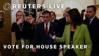 LIVE: Vote to re-elect US House Speaker Mike Johnson