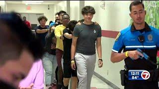 Miami-Dade Schools Police conducts active shooter drill to prepare students, faculty